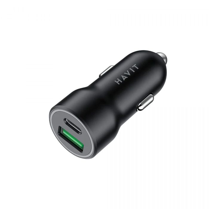 Автомобільний зарядний пристрій HAVIT HV-CC613 20W USB+USB-C