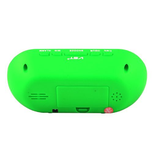 Настольные часы с будильником VST-712Y-4 Green