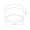 LED світильник IP65 круглий VIDEX BHD01 9W 2400-3200-4300K Black