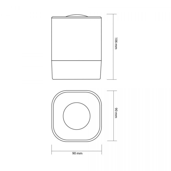 LED світильник акумуляторний TITANUM TLTF-016RW