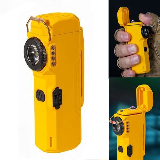 Ліхтар-запальничка MULTIFUNCTIONAL D51-COB Yellow
