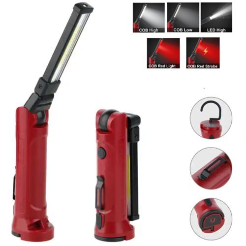 Ліхтар WORKLIGHT-71-XPE+COB(white+red)
