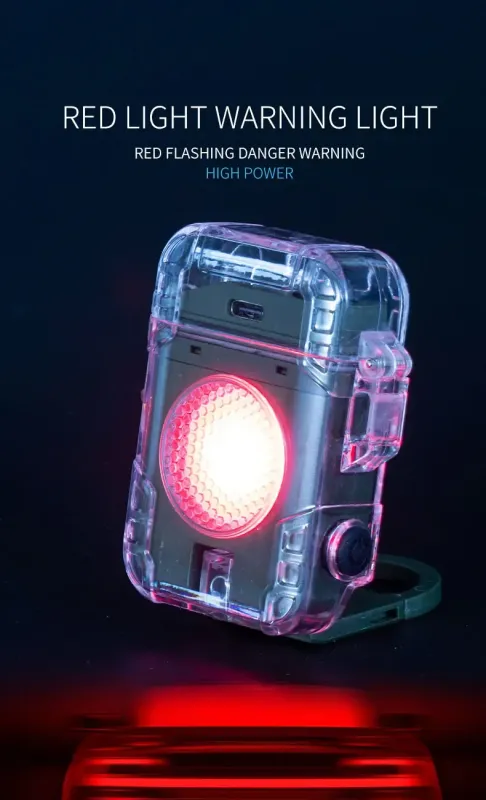 Акумуляторний LED-ліхтарик D52-2-COB з запальничкою (Оливковий)