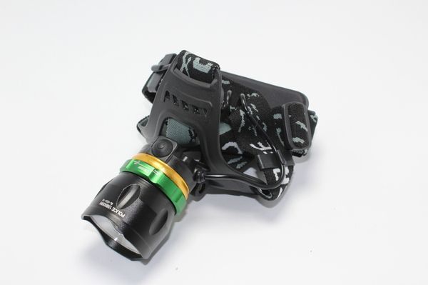 Налобний ліхтар Bailong Police D22-2 + Ультрафіолет
