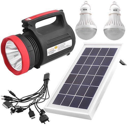Ліхтар переносний Luxury 1902 T, 5W + 22SMD, 2 лампи 3W, power bank, сонячна батарея