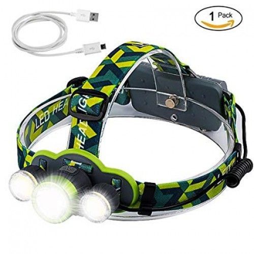 Ліхтар налобний з акумулятором Police BL-2133 USB