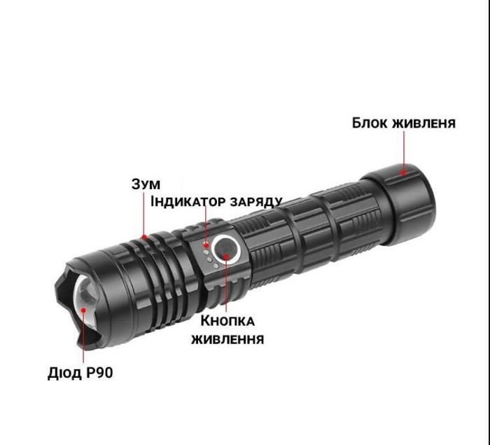 Тактичний ліхтар X-Balog X81-P50