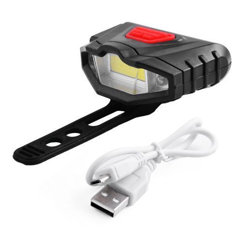 Ліхтар велосипедний KK-901-COB + 2LED (червоні)