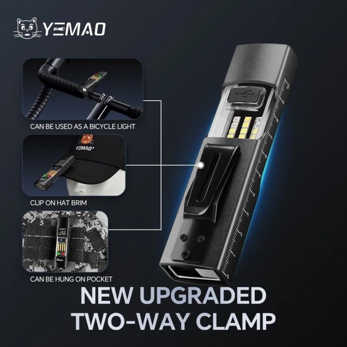 Портативний світлодіодний ліхтарик YEMAO YM-M31-UV
