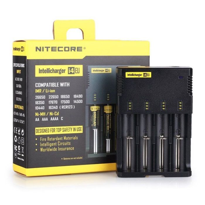 Зарядний пристрій Nitecore Intellicharger I4